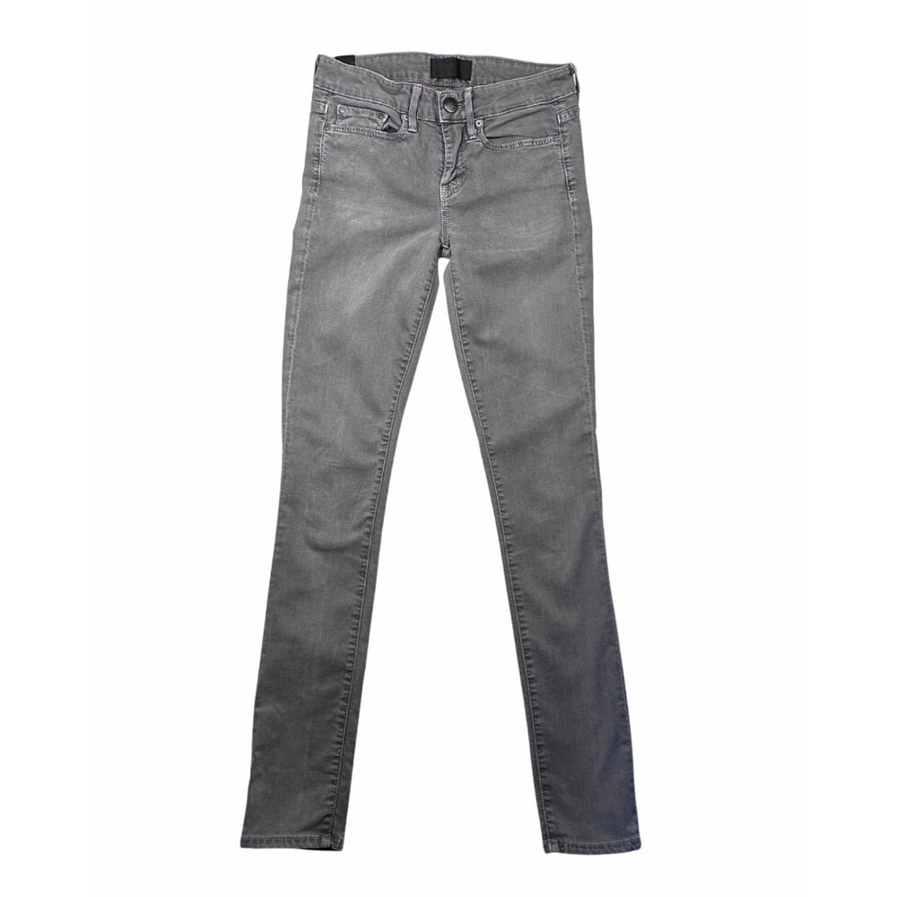 Vince Womens Skinny Jeans Grey Size 25 Stretch Low Rise Grunge Streetwearcore